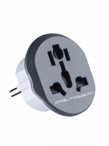 Сетевой переходник на евровилку с заземлением для подключения UK/US/CN Орбита OT-ELS12